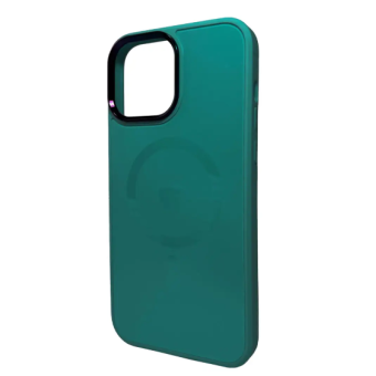Изображение Чехол для телефона AG Glass Sapphire MagSafe Logo for Apple iPhone 15 Pro Max Green