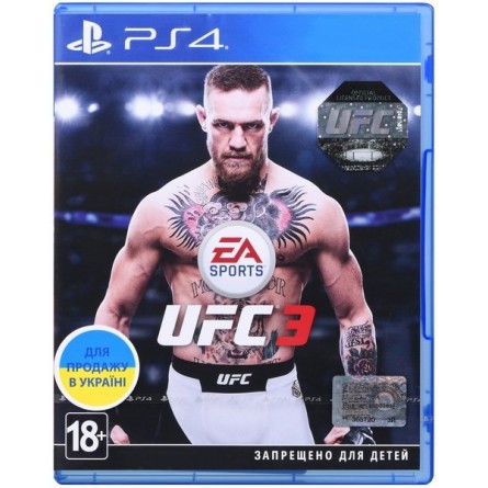 Диск Sony BD диску EA SPORTS UFC 3 [PS4, Russian subtitles]