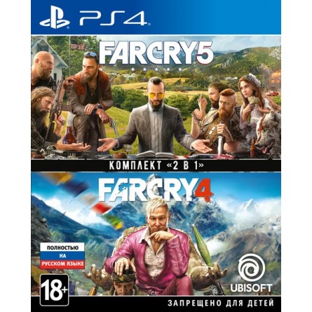 Диск Sony BD диску Комплект «Far Cry 4»   «Far Cry 5» [PS4, Russian version]