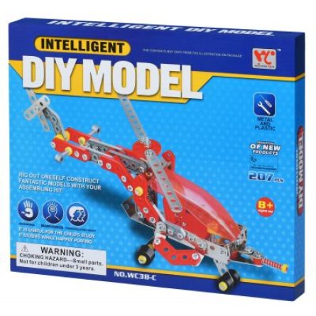 Конструктор Same Toy Конструктор  Inteligent DIY Model Самолет 207 эл. (WC38CUt)