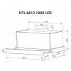 Витяжки Minola HTL 6612 WH 1000 LED фото №3