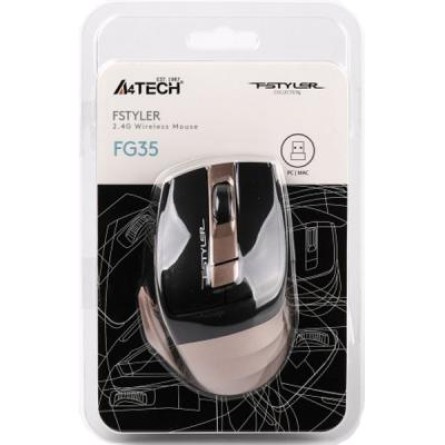 Комп'ютерна миша A4Tech Fstyler FG35 USB чорний-бронза фото №6