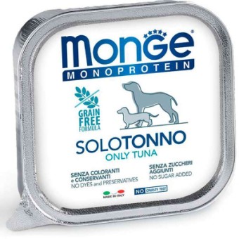 Зображення Консерва для собак Monge Dog Solo 100% тунець 150 г (8009470014168)