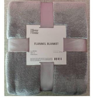 Зображення Плед Ardesto Flannel сірий, 160х200 см (ART0203SB)