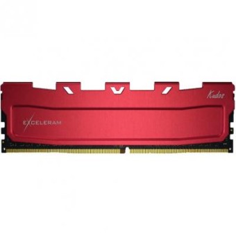 Зображення Модуль пам'яті для комп'ютера Exceleram DDR4 16GB 3200 MHz Red Kudos  (EKRED4163216C)