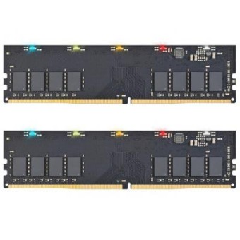 Изображение Модуль памяти для компьютера Exceleram DDR4 32GB (2x16GB) 2666 MHz RGB X1 Series  (ERX1432269CD)