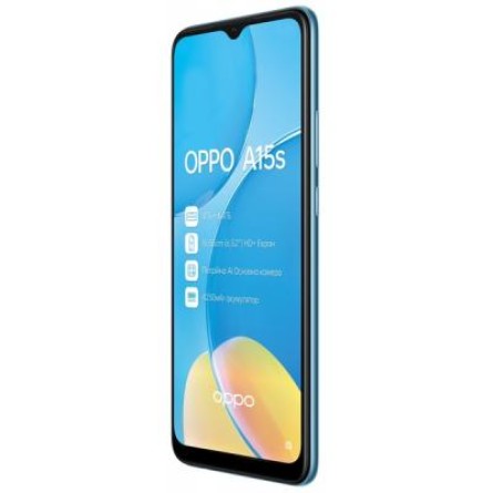 Смартфон Oppo A15s 4/64Gb Blue фото №8