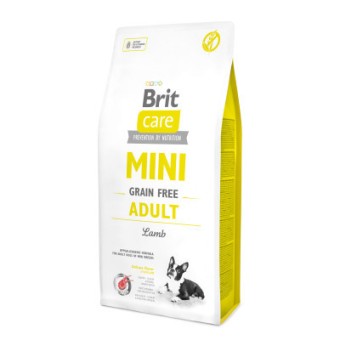 Изображение Сухий корм для собак Brit Care GF Mini Adult Lamb 7 кг (8595602520121)