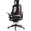Офісне крісло Special4You WAU BLACK FABRIC, CHARCOAL NETWORK (E0789) фото №5