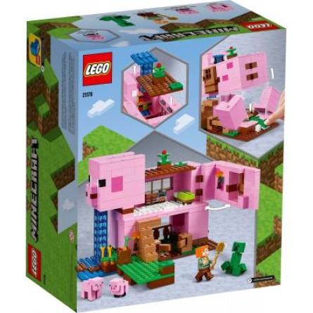 Конструктор Lego Конструктор  Minecraft Дом-свинья 490 деталей (21170) фото №7