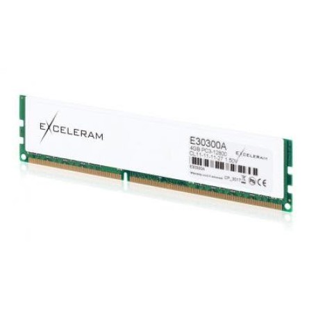 Модуль пам'яті для комп'ютера Exceleram DDR3 4GB 1600 MHz Heatsink: white Sark  (E30300A) фото №5