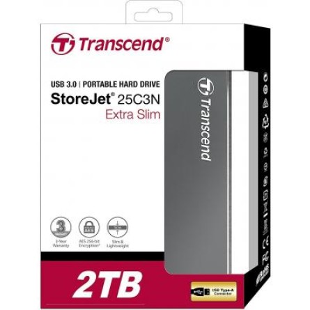 Внешний жесткий диск Transcend 2.5" 2TB  (TS2TSJ25C3N) фото №7