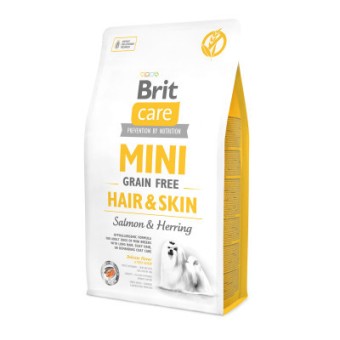 Изображение Сухий корм для собак Brit Care GF Mini Hair & Skin 2 кг (8595602520220)