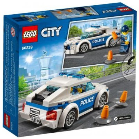 Конструктор Lego  City Автомобиль полицейского патруля 92 детали (60239) фото №6