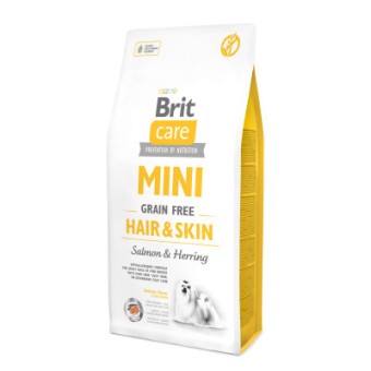 Изображение Сухий корм для собак Brit Care GF Mini Hair & Skin 7 кг (8595602520244)