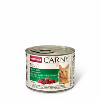 Изображение Консерва для котів Animonda Carny Adult Beef   Venison with Cowberries 200 г (4017721837002)