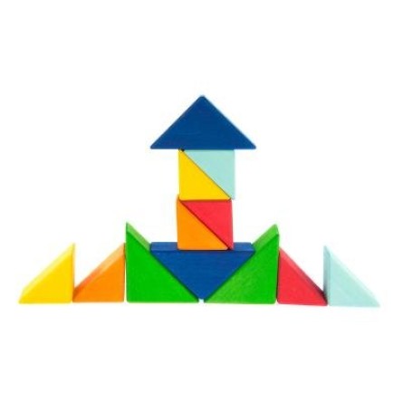 Конструктор nic Конструктор  деревянный Разноцветный треугольник (NIC523345) фото №7
