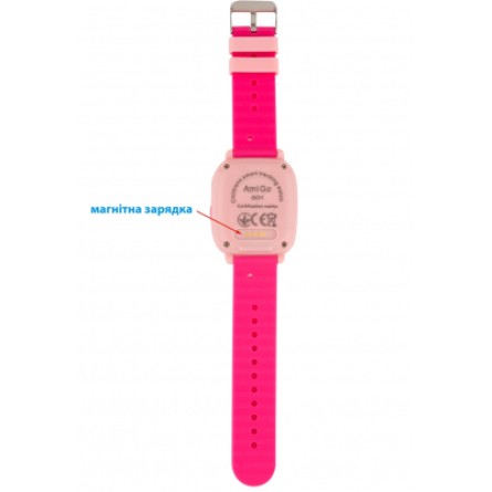 Smart часы AmiGo GO001 iP67 Pink фото №10