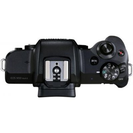 Цифрова фотокамера Canon EOS M50 Mk2   15-45 IS STM Kit Black (4728C043) фото №4
