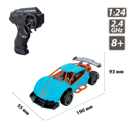Радиоуправляемая игрушка Sulong Toys Speed racing drift – Red Sing (голубой, 1:24) (SL-292RHB) фото №5