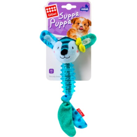Іграшки для собак GiGwi Suppa Puppa Заєць з пискавкою 15 см (75027) фото №2
