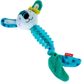 Изображение Іграшки для собак GiGwi Suppa Puppa Заєць з пискавкою 15 см (75027)
