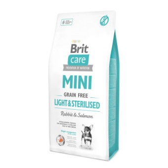 Изображение Сухий корм для собак Brit Care GF Mini Light & Sterilised 7 кг (8595602521081)