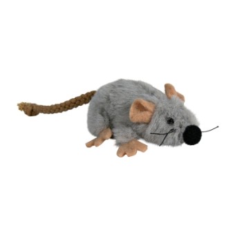Изображение Іграшки для котів Trixie Мишка плюшева з м'ятою 7 см (4011905457352)