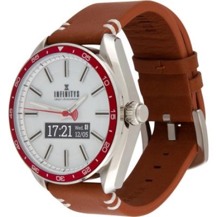 Smart годинник ATRIX INFINITYS X10 45mm Swiss Classic Chrono Red-white (swwpaii1sccrw)