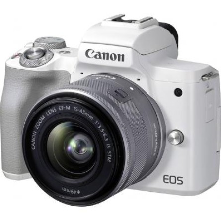 Цифровая фотокамера Canon EOS M50 Mk2   15-45 IS STM Kit White (4729C028)