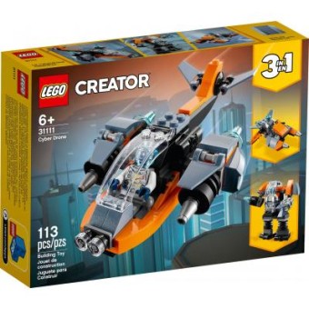 Зображення Конструктор Lego Конструктор  Creator Кибердрон 113 деталей (31111)