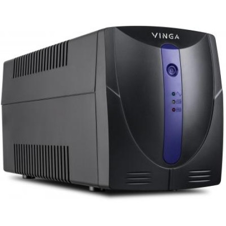 Джерело безперебійного живлення Vinga LED 800VA plastic case with USB (VPE-800PU) фото №6