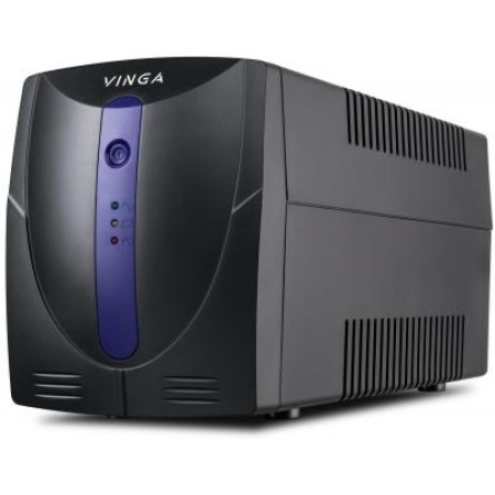 Джерело безперебійного живлення Vinga LED 800VA plastic case with USB (VPE-800PU)