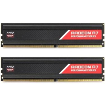 Зображення Модуль пам'яті для комп'ютера AMD DDR4 16GB (2x8GB) 2666 MHz Radeon R7  (R7S416G2606U2K)