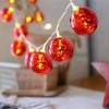 Гирлянда Colorway Светодиодная Christmas lights ball 6 см 10 LED 1.5 м USB Red (CW-MC-LB10U) фото №3