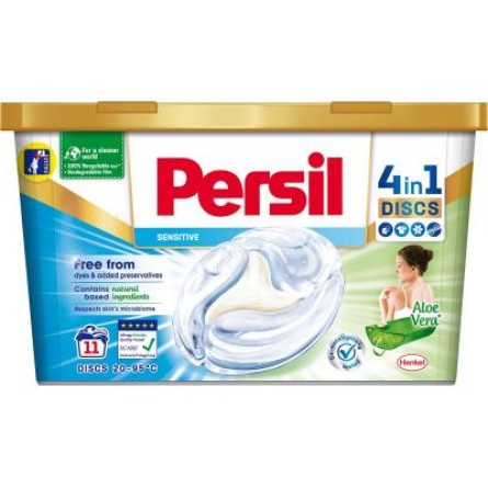 Капсули для прання Persil Discs Сенситив 11 шт. (9000101512014)