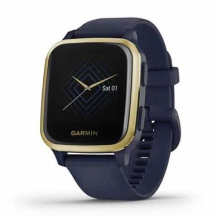 Smart часы Garmin Venu Sq, Music, Navy/Light Gold (010-02426-12)