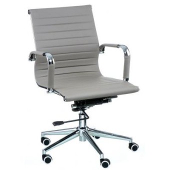 Зображення Офісне крісло Special4You Solano 5 artleather grey (000004114)