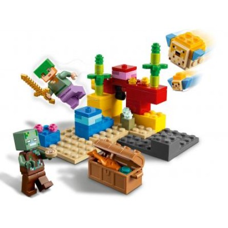 Конструктор Lego Конструктор  Minecraft Коралловый риф 92 детали (21164) фото №3