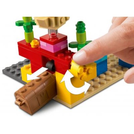 Конструктор Lego Конструктор  Minecraft Коралловый риф 92 детали (21164) фото №5