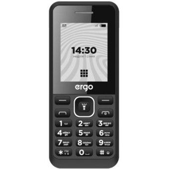 Зображення Мобільний телефон Ergo B242 Black