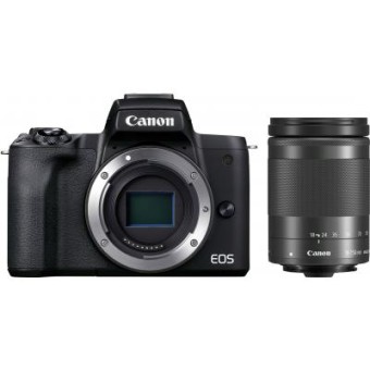 Зображення Цифрова фотокамера Canon EOS M50 Mk2   18-150 IS STM Kit Black (4728C044)