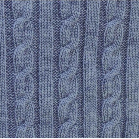 Плед Прованс Soft коси Синій меланж 220х240 см (13910) фото №3