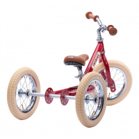 Велосипед дитячий Trybike триколісний балансуючий рубіновий (TBS-2-RED-VIN TBS-100-TKV) фото №3