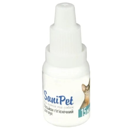 Краплі для тварин ProVET SaniPet догляд за вухами для котів та собак 15 мл (4820150200589) фото №3