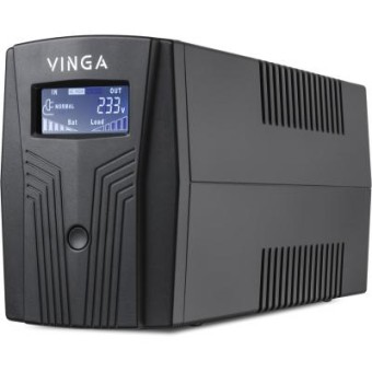 Изображение Источник бесперебойного питания Vinga LCD 800VA plastic case with USB (VPC-800PU)
