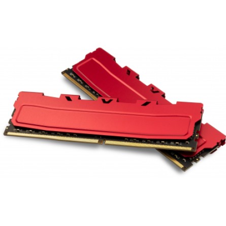 Модуль памяти для компьютера Exceleram DDR4 16GB (2x8GB) 3466 MHz Kudos Red  (EKRED4163418AD) фото №3