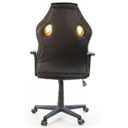 Офісне крісло АКЛАС Анхель PL TILT чёрно-оренжевый (20994) фото №5