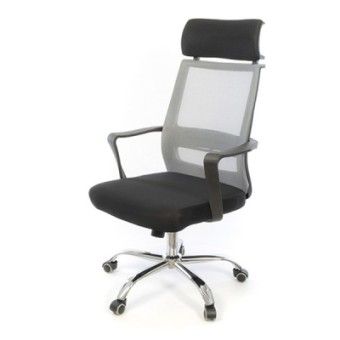 Изображение Офисное кресло АКЛАС Крокус CH TILT Черное с серым (10022849)
