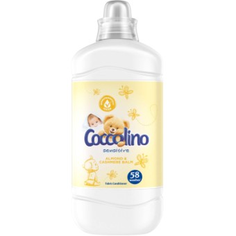 Зображення Кондиціонер для білизни Coccolino Sensitive Almond & Cashmere Balm 1.45 л (8717163623695)